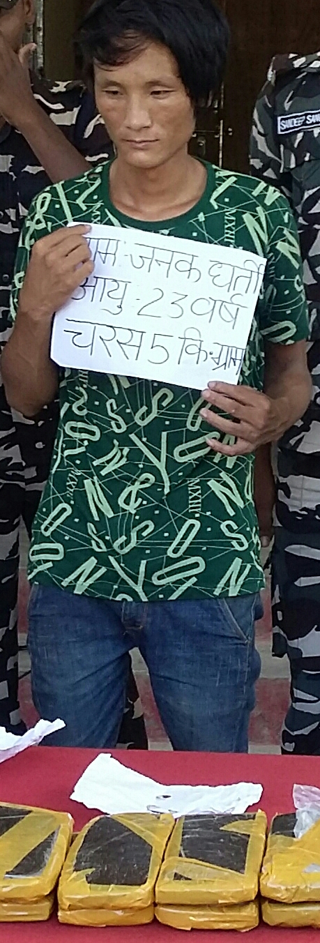 सौनौली पुलिस के चंगुल से भागा तस्कर गिरफ्तार --