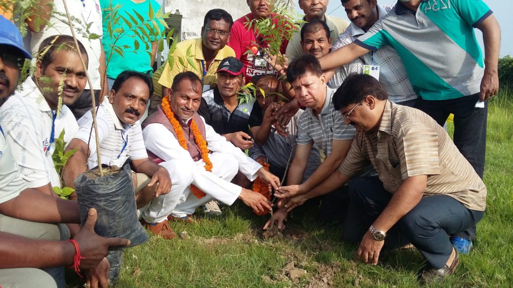 स्वतंत्रता दिवस पर नेपाल मे हुआ पौधा रोपड