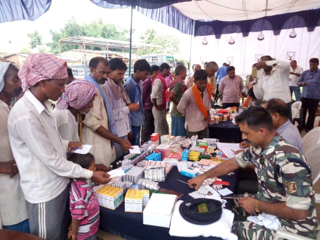 एसएसबी ने लगाया स्वास्थ्य शिविर