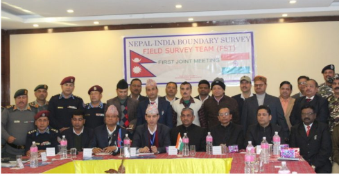 भारत और नेपाल के सीमावर्ती जिले के अधिकारियो की बैठक भैरहवा मे समपन्न