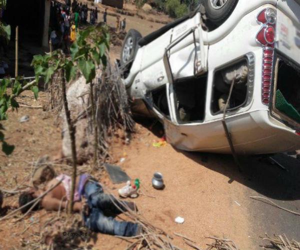 बहराइच:सड़क हादसे में 3 बारातियो की दर्दनाक मौत,