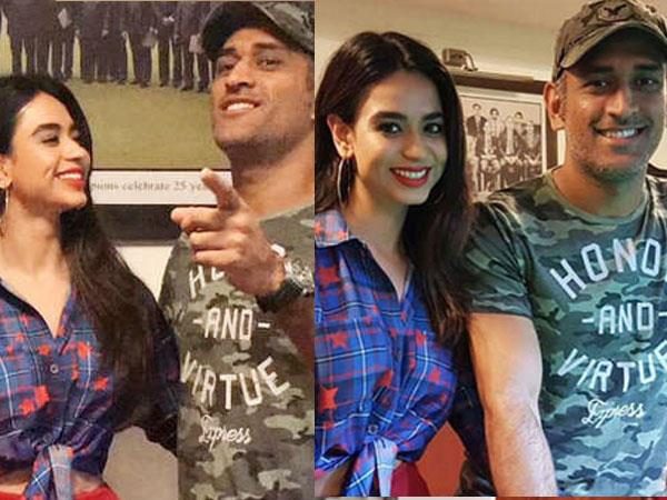 अनुपम खेर के बाद महेंद्र सिंह धोनी ने बॉलीवुड एक्ट्रेस से की मुलाकात