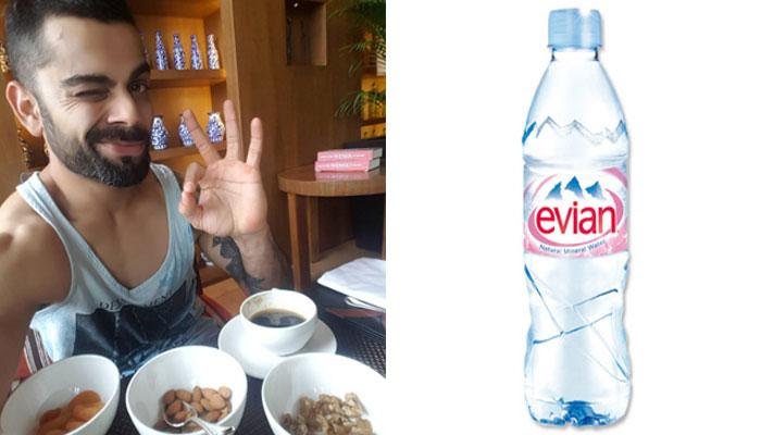 छह सो रुपए लीटर का पानी पीते हैं विराट कोहली