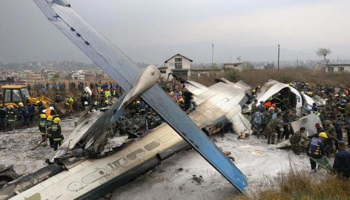 बांग्लादेश का विमान नेपाल में क्रैश,अब तक 20 यात्रियों की मौत