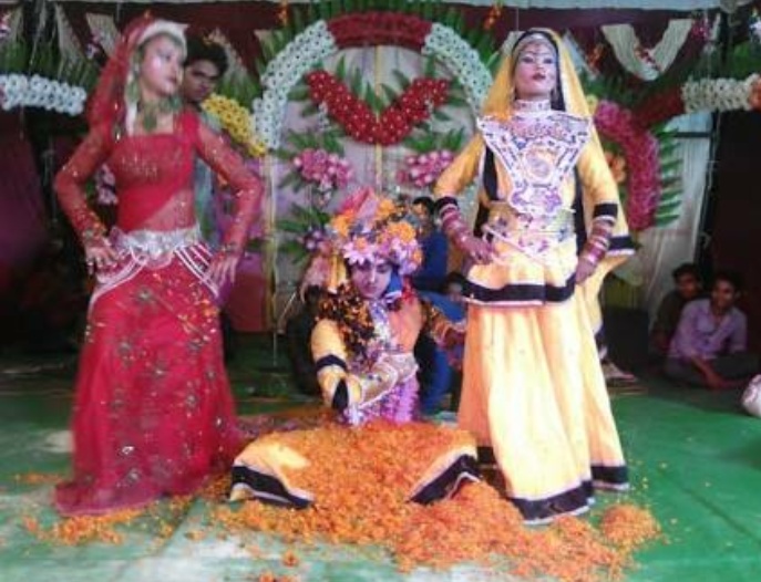 सोनौली रामजानकी मंदिर में भब्य भगवती जागण,फलहार आज