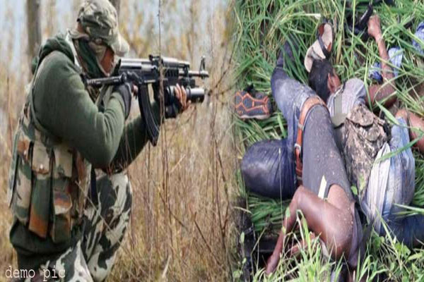 पुलिस के साथ मुठभेड़ में नक्सली ढेर