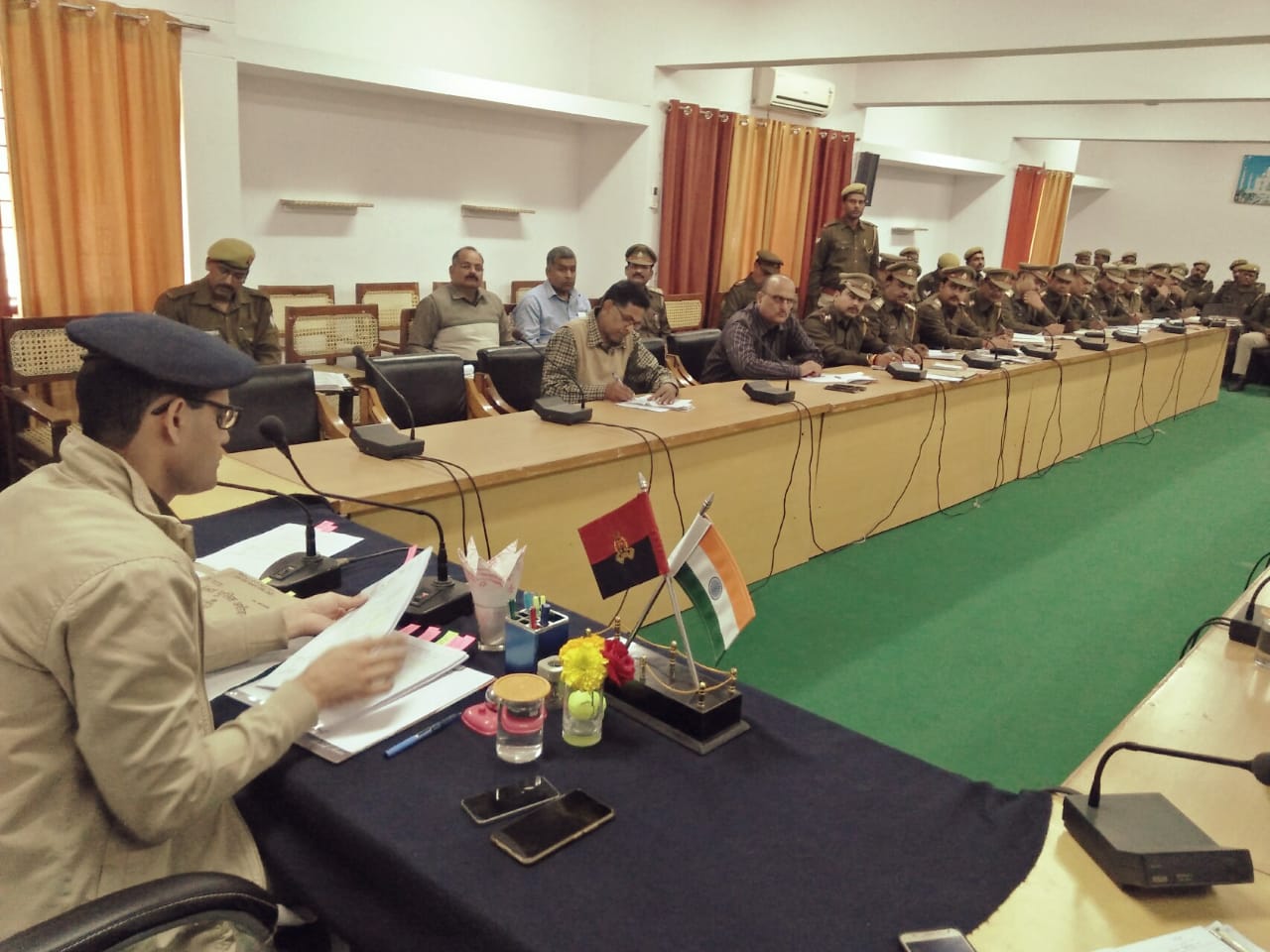 अमन में खलल डालने वाले अराजकतत्वों पर कड़ी कार्यवाही----- एसपी