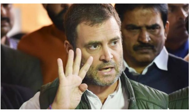 बजटपर बोले राहुल--17 रु० रोज देना किसानो का अपमान।