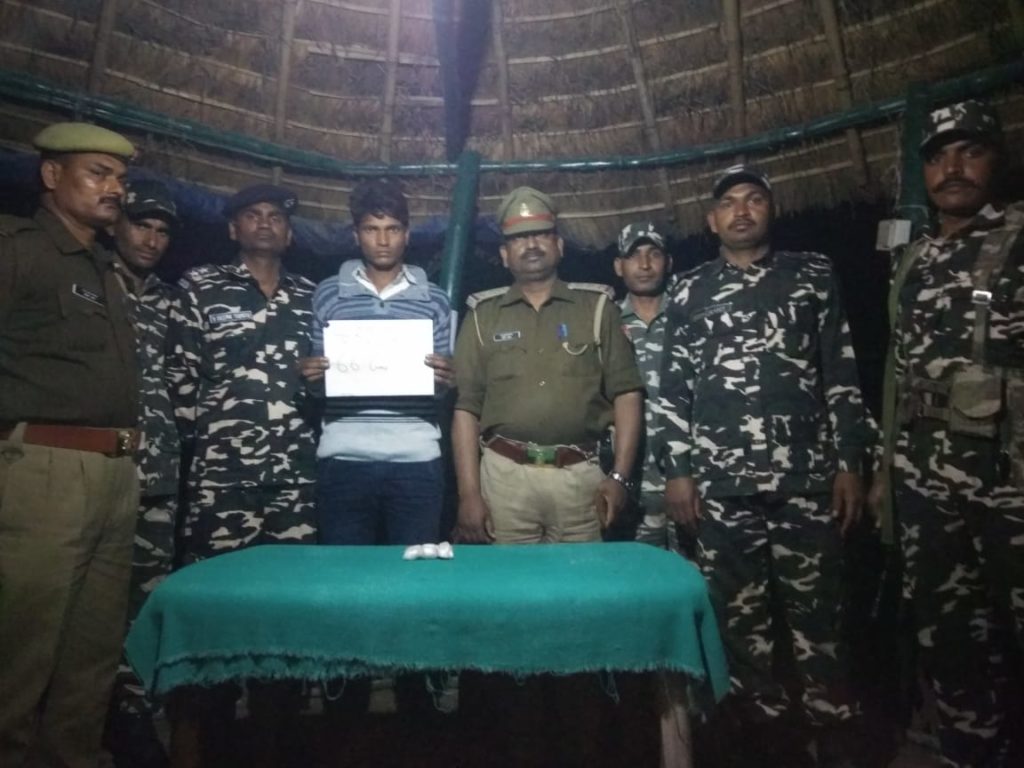 बार्डर: 70 ग्राम हेरोइन के साथ एक गिरफ्तार