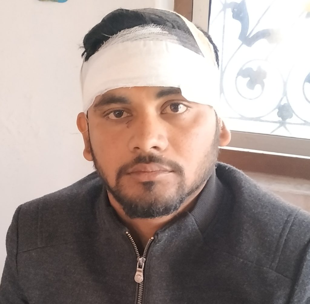 सोनौली:युवा बसपा नेता पर प्राण घातक हमला, सिर फटा