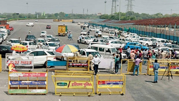 दिल्ली बॉर्डर: आज रात से कर दिए जाएंगे सील