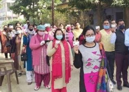 शिक्षक निर्वाचन: कड़ी सुरक्षा के बीच हुआ 76.51 फीसद मतदान