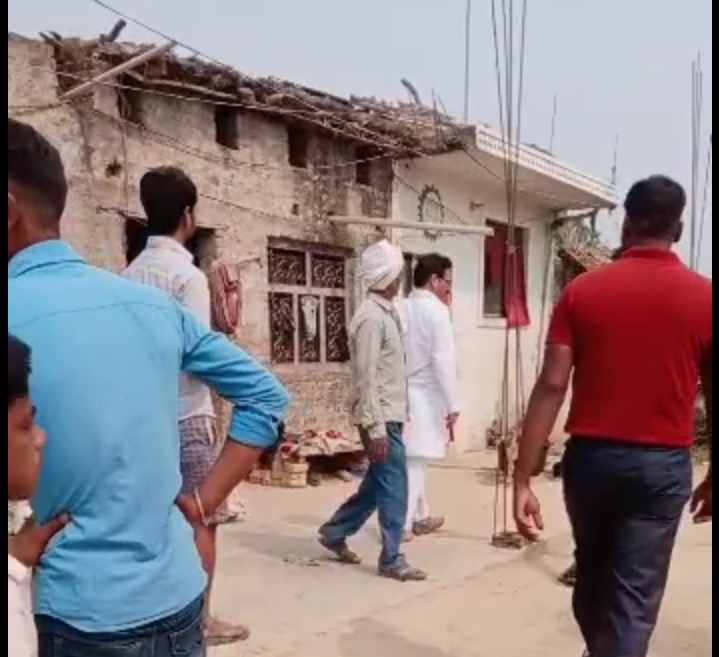 लक्ष्मीपुर: जिला पंचायत सदस्य वार्ड संख्या 16 में रमाशंकर ने प्रचार किपा तेज