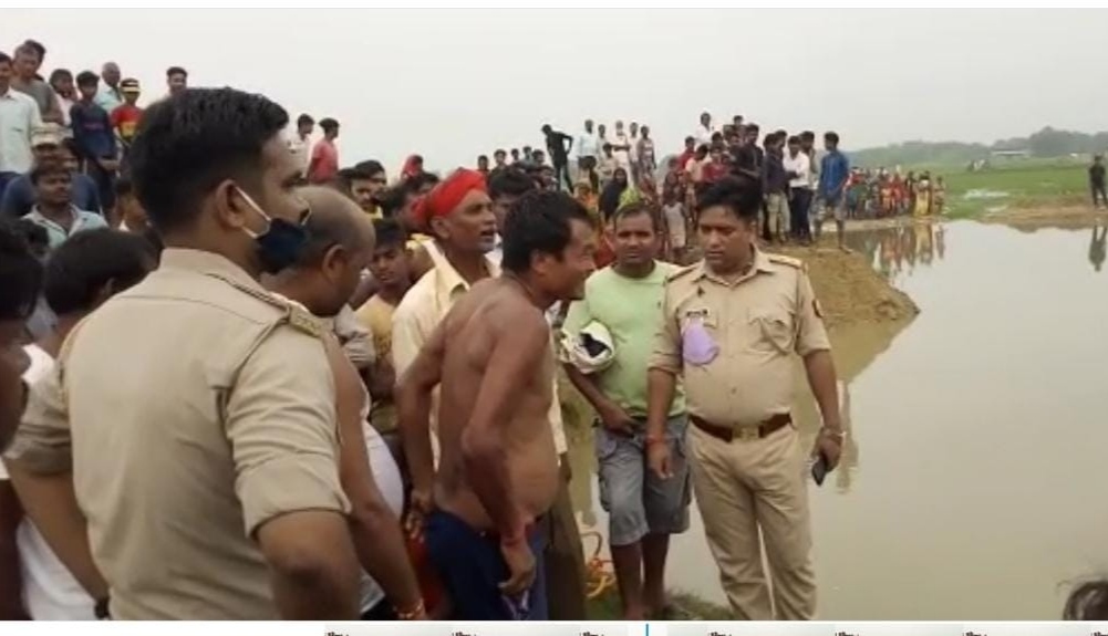 नौतनवा रेलवे की बड़ी लापरवाही: निर्माणाधीन अंडर पास में डूब कर युवक की मौत