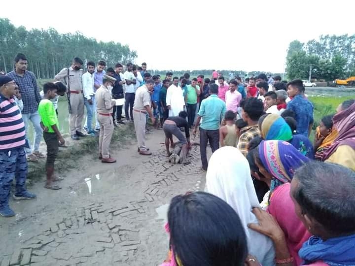 लक्ष्मीपुर: भाजपा नेता के मधुबनी गांव पहुंचते ही फूट-फूट कर रोने लगा पीड़ित परिवार