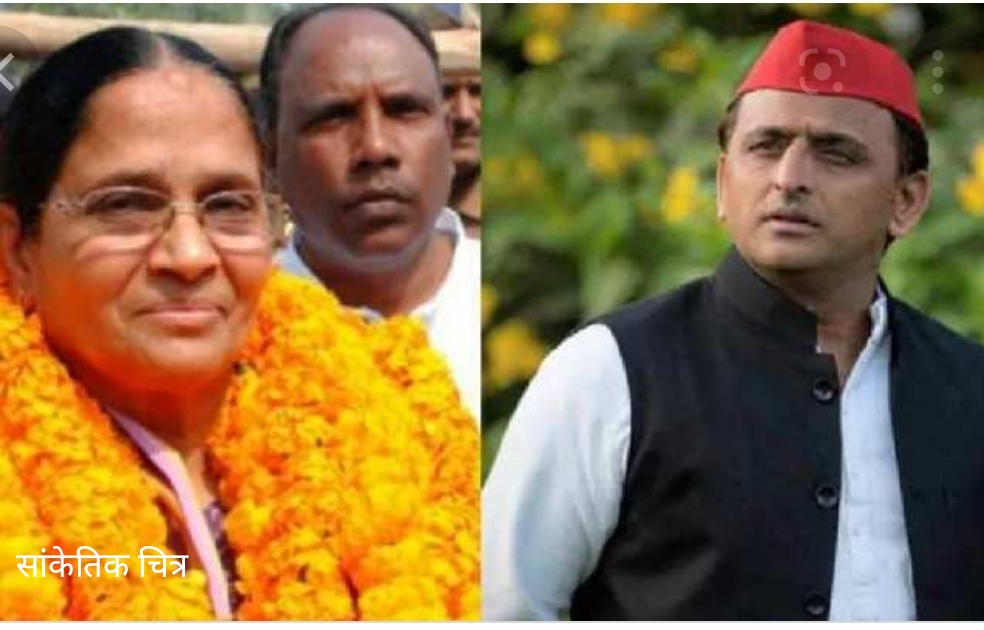 अखिलेश के साइकिल पर सवार होगीं अनुप्रिया पटेल की मां कृष्णा