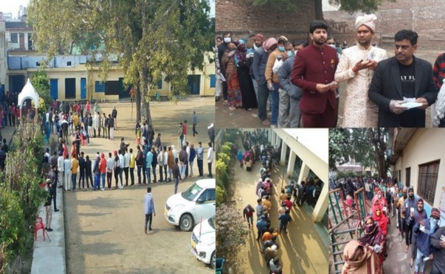 विस चुनाव: पहले चरण के मतदान मे सपा ने भाजपा पर चुनाव में गड़बड़ी के लगाए आरोप