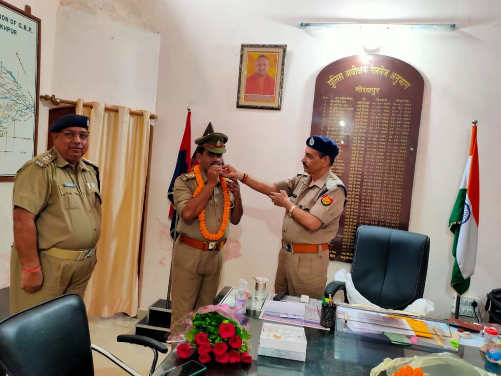 उप निरीक्षक विनोद कुमार राय बने निरीक्षक