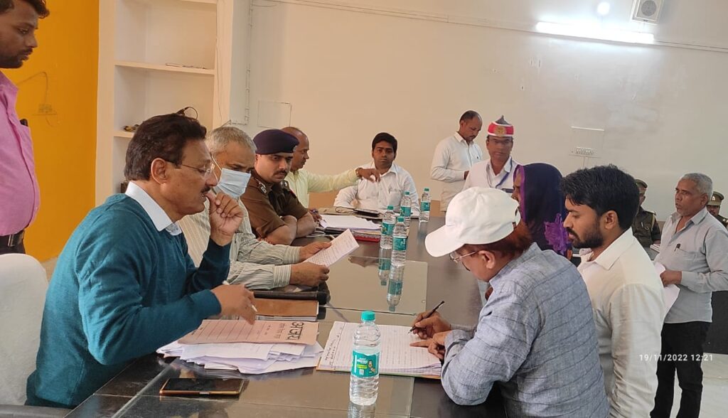 सम्पूर्ण समाधान दिवस में पहुंचे अपर आयुक्त न्यायिक, सुनी फरियादियों की समस्याएं