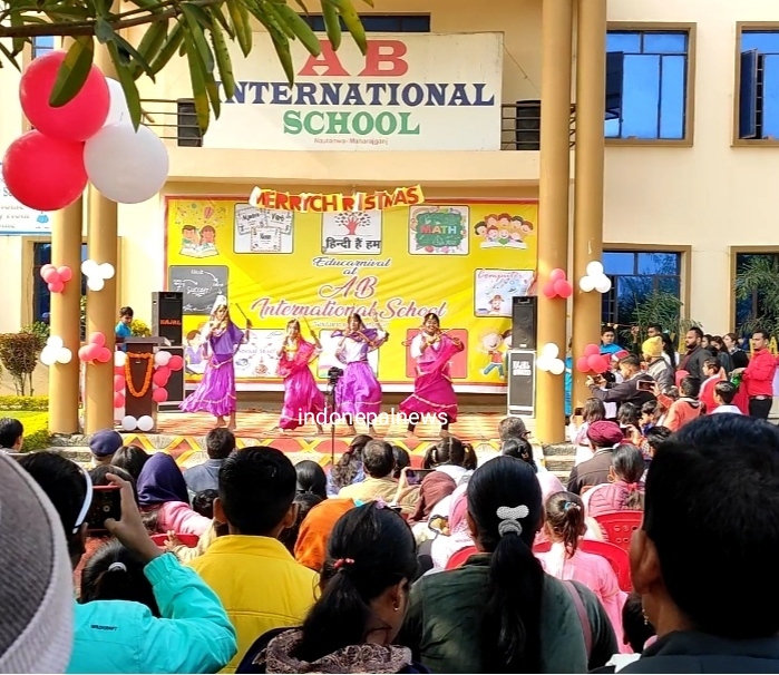 क्रिसमस-डे: एबी इंटरनेशनल के छात्रो ने सांस्कृतिक कार्यक्रम से बांधा समा