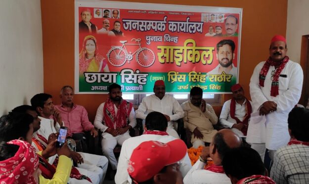 नौतनवा: सपा के पूर्व मंत्री सुशील टिबड़ेवाल का नौतनवा में हुआ भव्य स्वागत