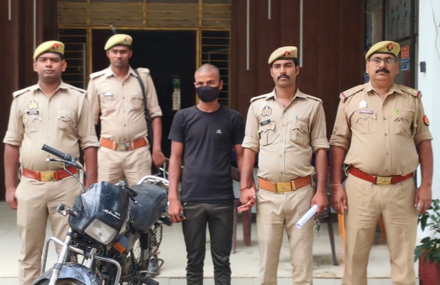 सोनौली बॉर्डर: चोरी की बाइक के साथ एक गिरफ्तार