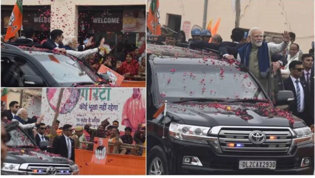 प्रधानमंत्री ने अयोध्या धाम स्टेशन का किया उद्घाटन,स्वागत के लिए सड़कों के किनारे खड़े हैं लोग