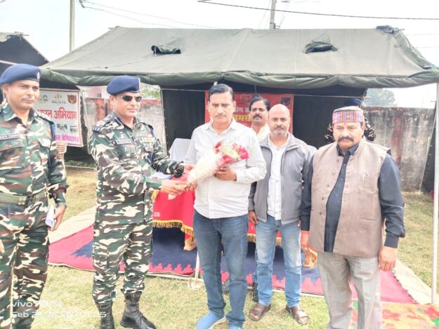 एसएसबी के कार्यो की जितनी भी प्रशंसा की जाए कम होगा--- बृजेश मणि त्रिपाठी