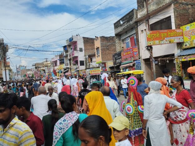 नौतनवां:मुहर्रम जुलूस प्रशासन की तत्परता से सकुशल संपन्न