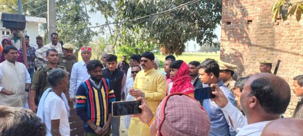 ससुराल पहुंचे नौतनवा विधायक ऋषि त्रिपाठी तो जाने क्या हुआ