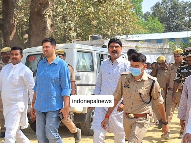 विधायक के साथ जिले के उच्चाअधिकारियों ने किया रोहिन बैराज का निरीक्षण