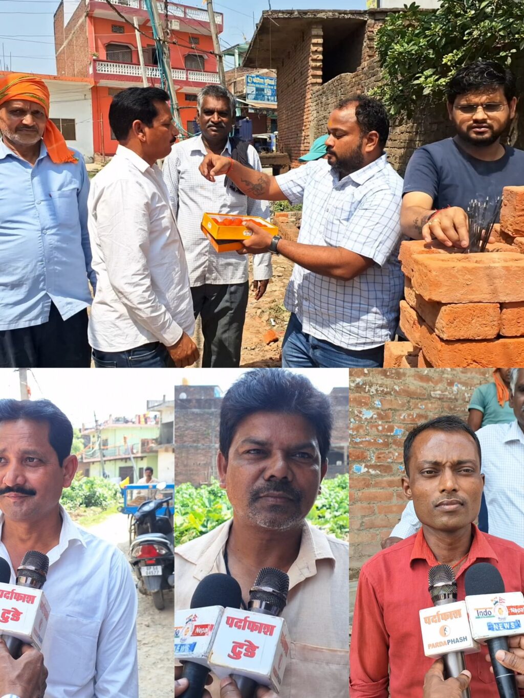 सोनौली: 20 वर्षों से टूटी सड़क का शुरू हुआ निर्माण,लोगों में हर्ष, विधायक को दी बधाई