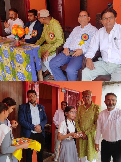 बचपन की पाठशाला शिशु मंदिर पहुंचे हृदय रोग विशेषज्ञ डॉ. अनिकेत, बच्चों को दिए प्रेरणादायक संदेश