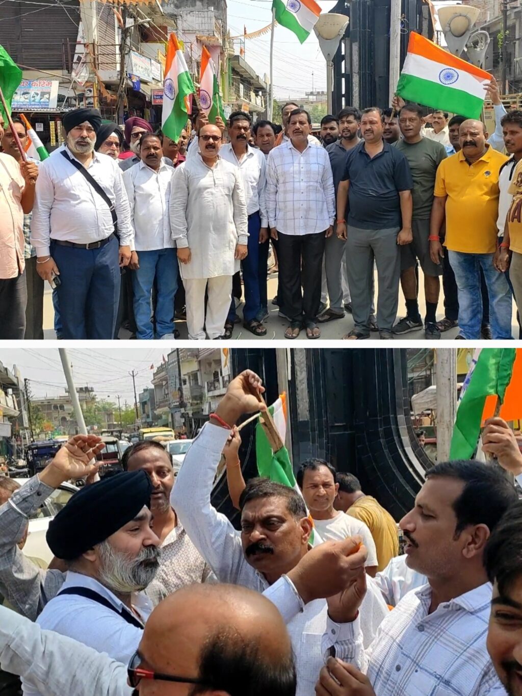 ऑपरेशन सिंदूर की सफलता पर नौतनवा अध्यक्ष ने मनाया जश्न, गांधी चौक पर गूंजे भारत माता के जयकारे