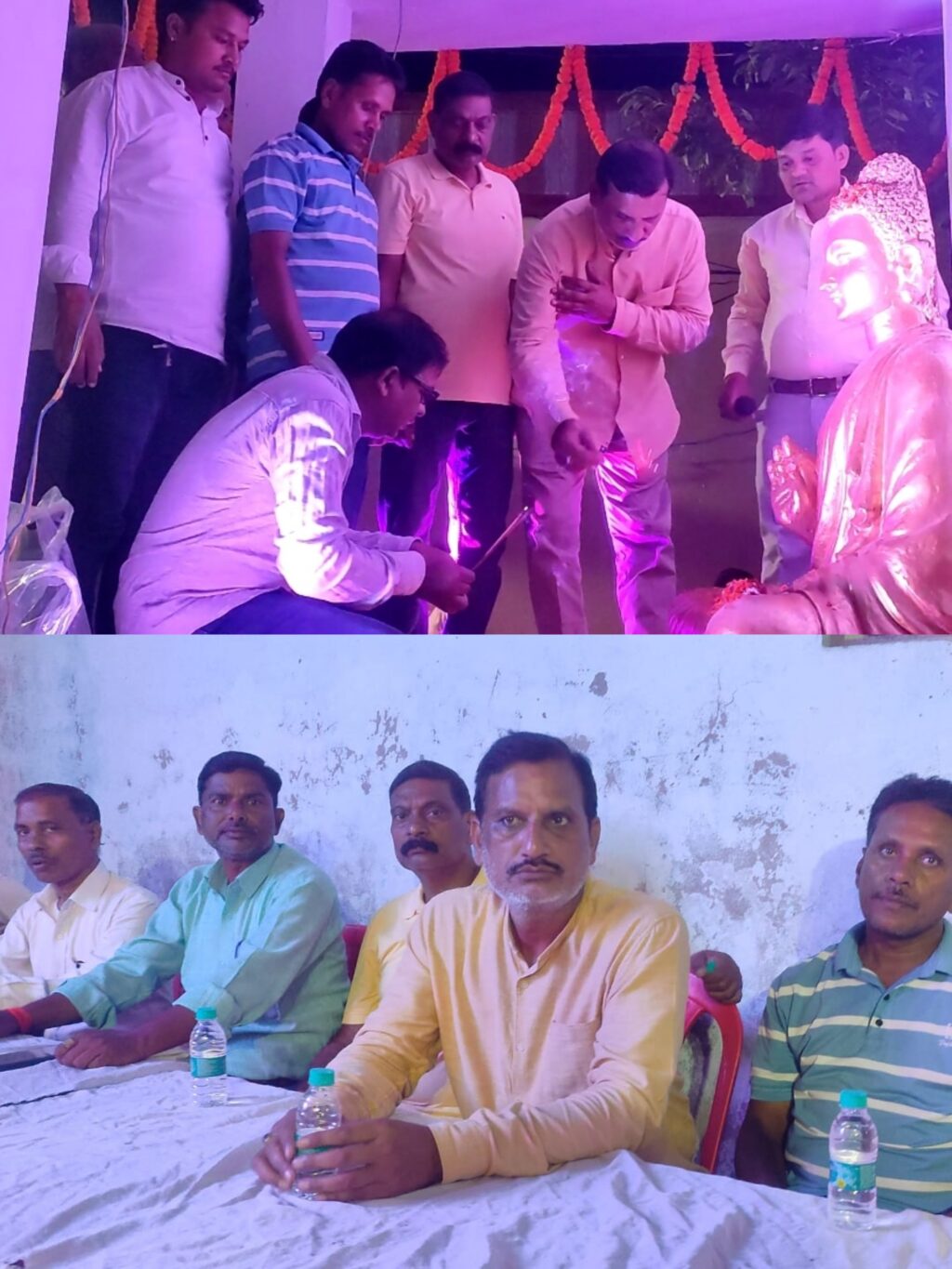 बुद्ध जयंती पर नौतनवा में भव्य कार्यक्रम और सहभोज,चेयरमैन ने की पूजा-अर्चना