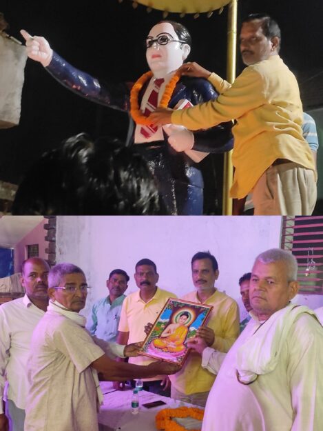 बुद्ध जयंती पर नौतनवा में भव्य कार्यक्रम और सहभोज,चेयरमैन ने की पूजा-अर्चना