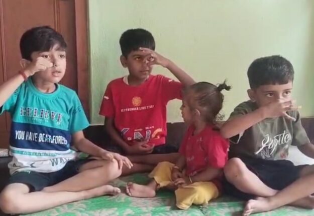 नौतनवा के बचपन व ए.बी. इंटरनेशनल स्कूल परिवार ने मनाया योग दिवस