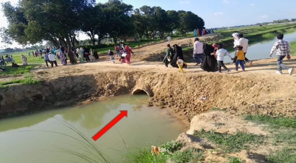 कोल्होई : बहादुरी कर्बला के रास्ते पर बना वैकल्पिक पुल पर्याप्त नहीं, पक्के मिनी पुल की मांग