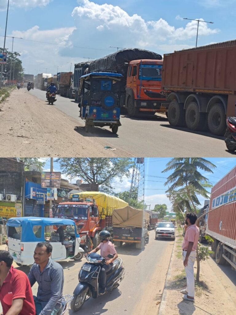 सोनौली बॉर्डर, पुलिस की बड़ी कार्यवाई: लाइन तोड़कर नेपाल जा रही 5 ट्रक सीज, ट्रांसपोर्टरों में मचा हड़कंप