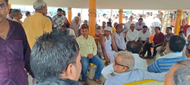 ब्लॉक प्रमुख की धर्मपत्नी का पार्थिव शरीर पहुंचा दो मुहान घाट