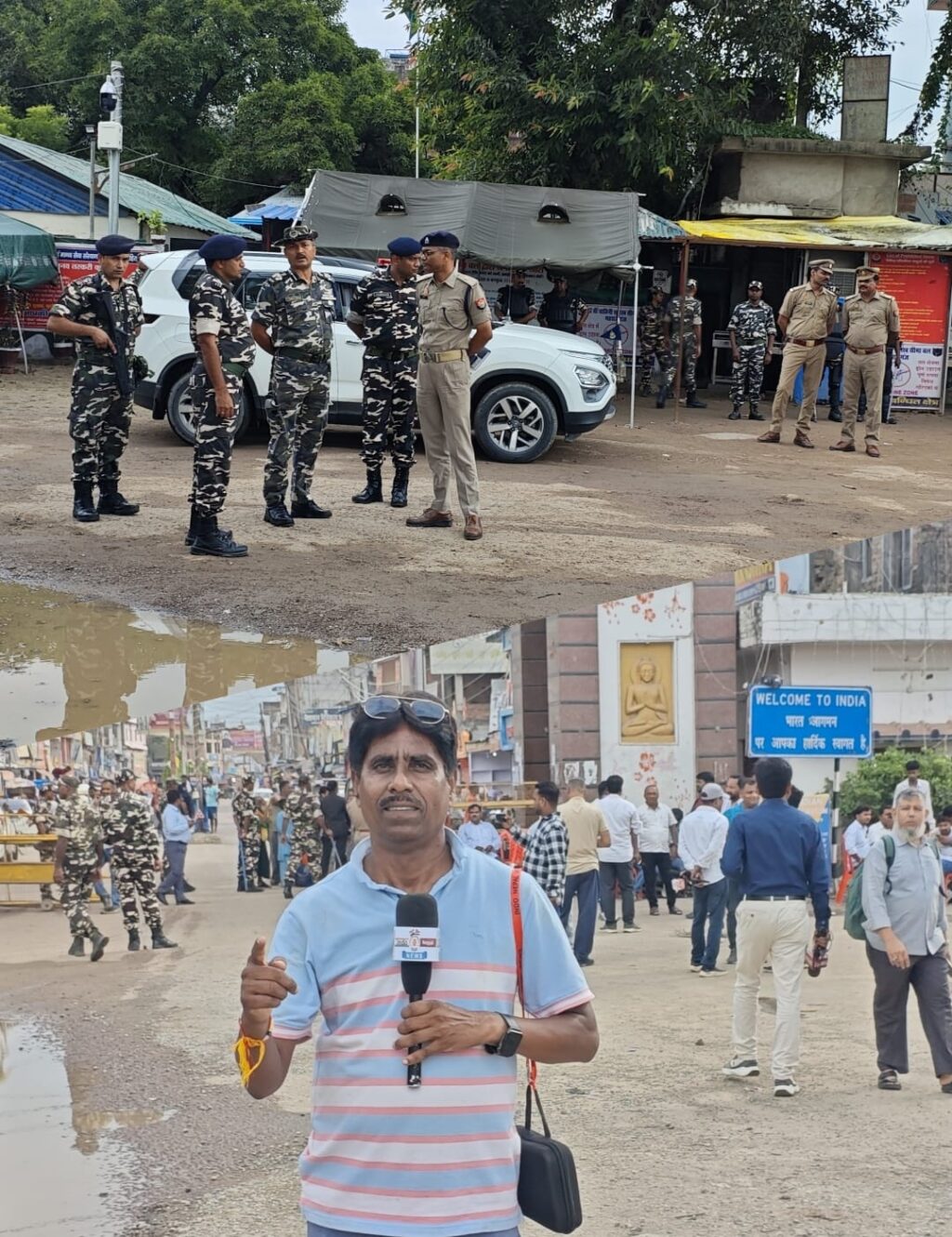 नेपाल से फरार कैदी होने की आशंका मे सोनौली बॉर्डर पर चार संदिग्धों को एसएसबी ने रोका