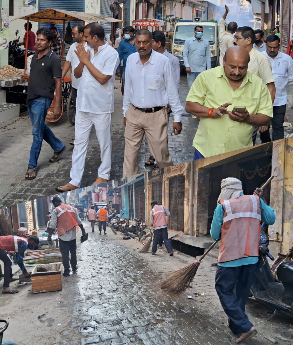 नौतनवा में दीपोत्सव से पहले चला विशेष सफाई अभियान, नगर स्वच्छता की खुशबू से महका