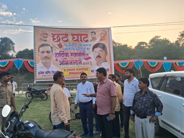 आस्था की रोशनी में नहाया नौतनवा और सोनौली नगर, विधायक ने लिया तैयारियों का जायजा