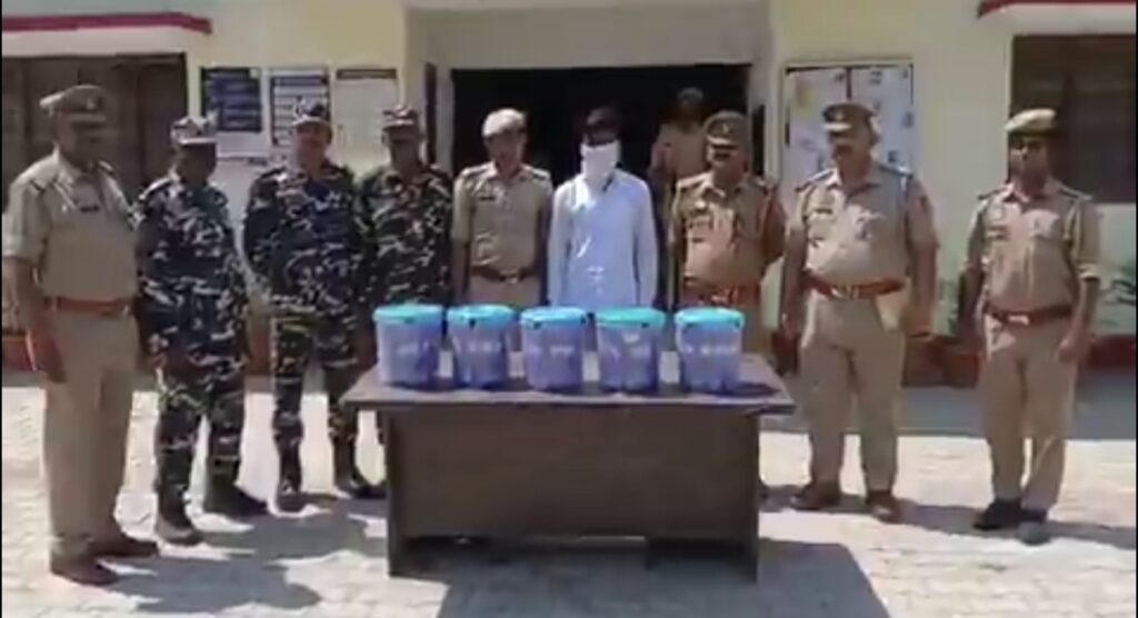 भारत-नेपाल बॉर्डर पर नशे का भंडाफोड़, सोनौली का युवक गिरफ्तार