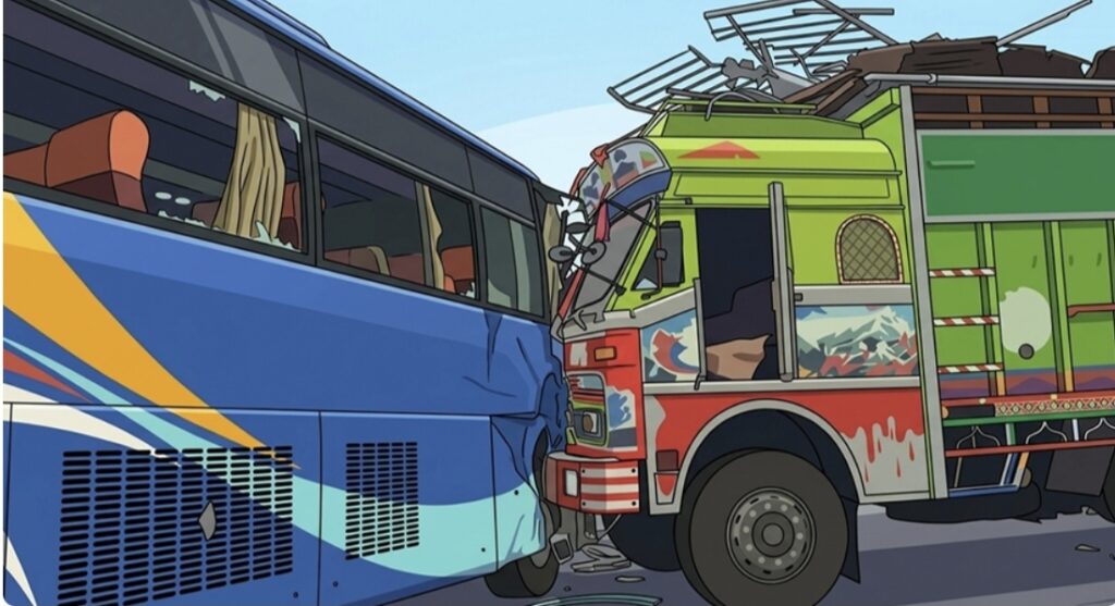 नेपाल के म्याग्दी में बड़ा सड़क हादसा: बस-ट्रक की टक्कर में 15 भारतीय तीर्थयात्री घायल