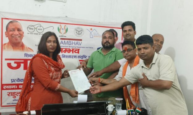 भाजपा नेताओं के तेवर से हरकत में आया नगर पंचायत प्रशासन, नाली निर्माण का प्रस्ताव भेजा”