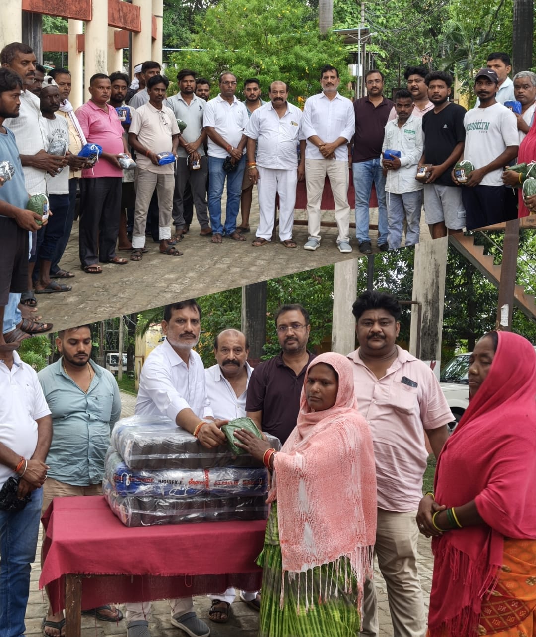 बारिश में भी नहीं रुकेगी सफाई व्यवस्था, बृजेश मणि त्रिपाठी ने बांटे रेनकोट
