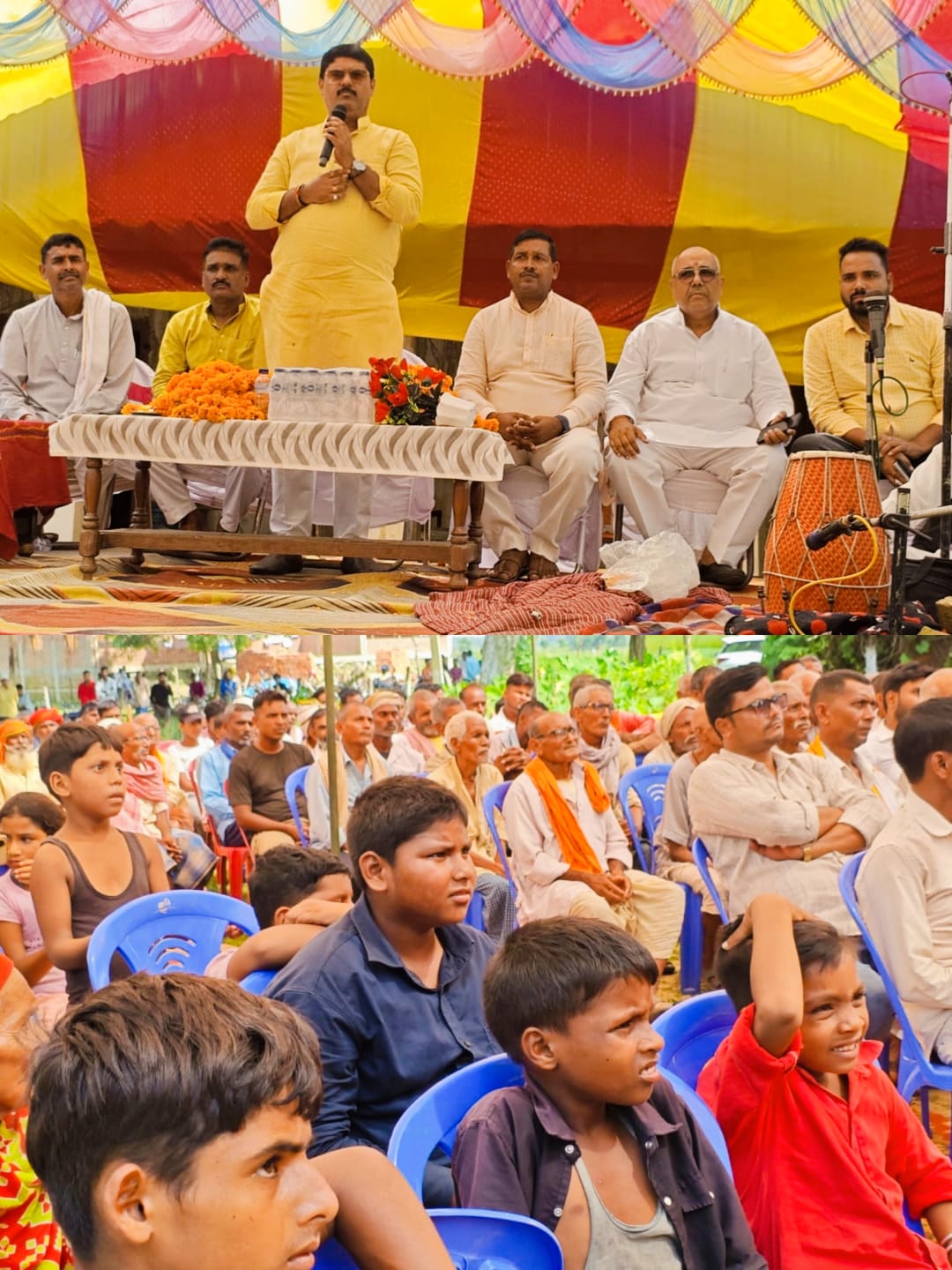 कुछ नेताओं को रास नहीं आ रहा गांव का विकास और शांति— ऋषि त्रिपाठी विधायक नौतनवा 